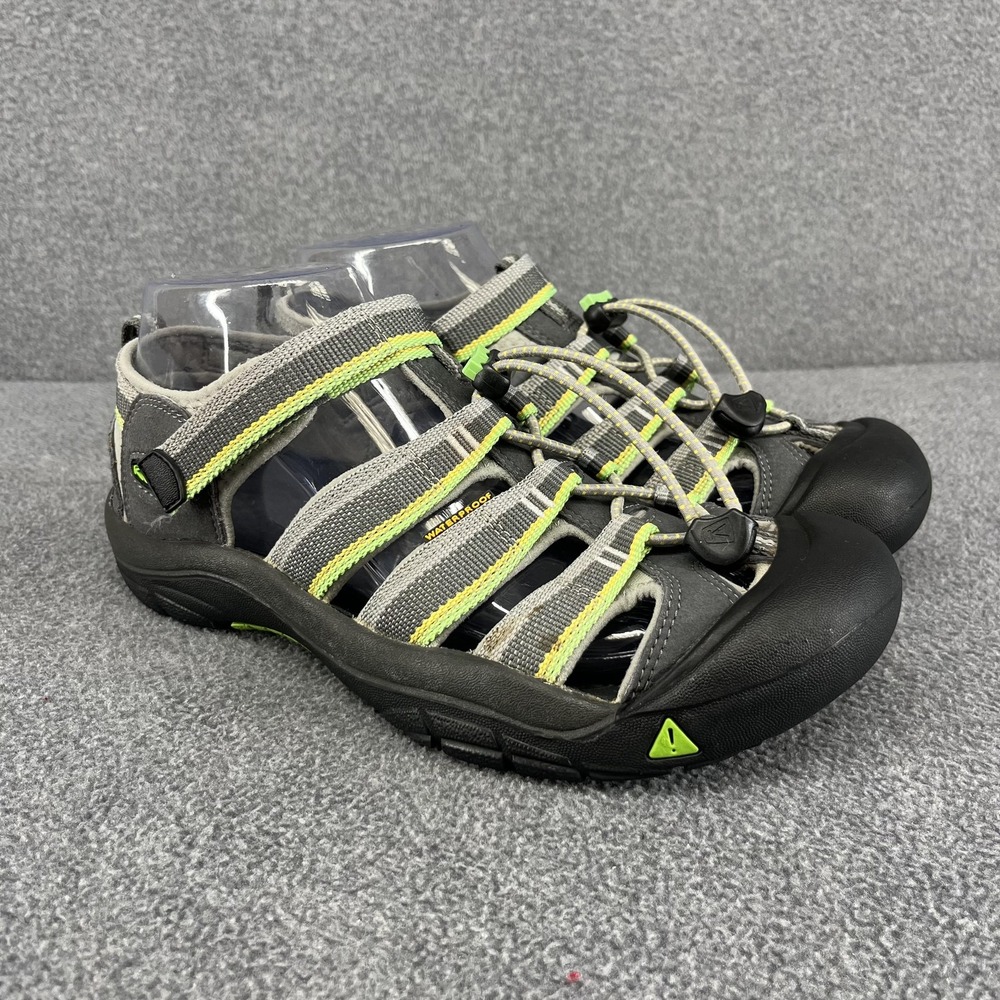 Keen Newport H2 Sandals Shoes Gray Lime Waterproof Closed Toe Hiking‎ Sport